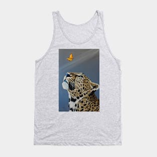 Leopard and butterfly Tank Top